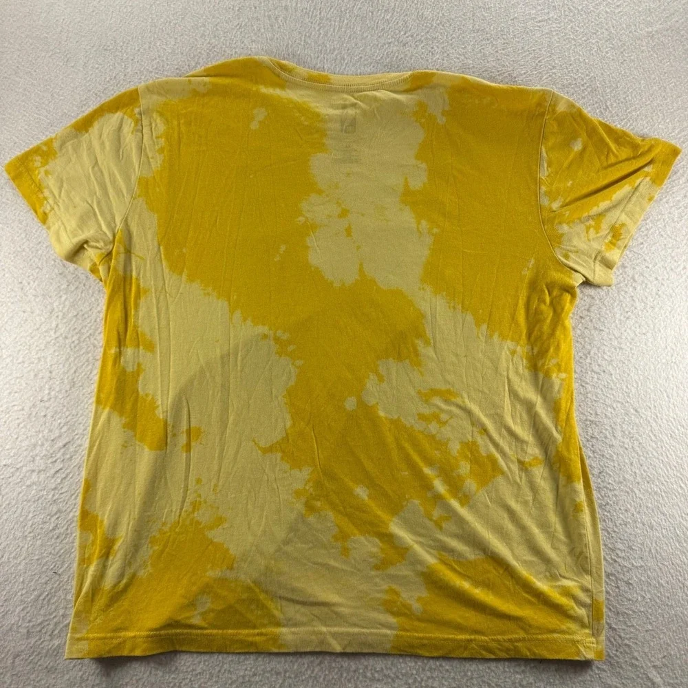 NBA Golden State Warriors T-Shirt Unisex XL Yellow Good Tie-Dye The Bay Graphic